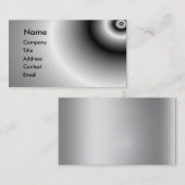 Carte De Visite Réflexion métallique (Devant / Derrière)