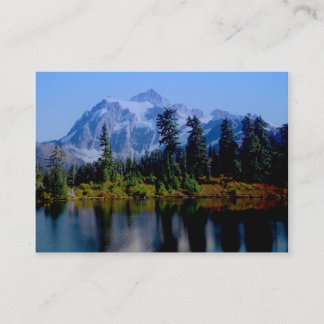 Carte De Visite Réflexions de Shuksan