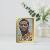 Carte De Visite Réflexions Gold Cosplay Coscard (Debout devant)