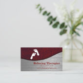 Carte De Visite Réflexologie (Debout devant)