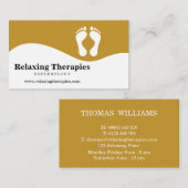 Carte De Visite Réflexologie (Devant / Derrière)