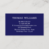 Carte De Visite Réflexologie (Dos)