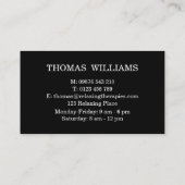 Carte De Visite Réflexologie (Dos)