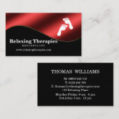 Carte De Visite Réflexologie (Devant / Derrière)
