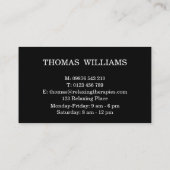 Carte De Visite Réflexologie (Dos)