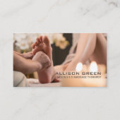 Carte De Visite Réflexologie Acupression Massage des pieds (Devant)