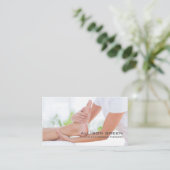 Carte De Visite Réflexologie Acupression Massage des pieds (Debout devant)