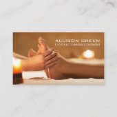 Carte De Visite Réflexologie Acupression Massage des pieds (Devant)