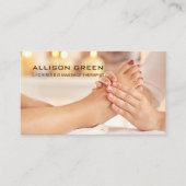 Carte De Visite Réflexologie Acupression Massage des pieds (Devant)