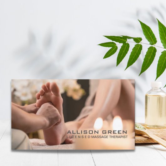 Carte De Visite Réflexologie Acupression Massage des pieds