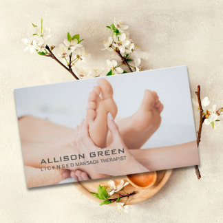 Carte De Visite Réflexologie Acupression Massage des pieds