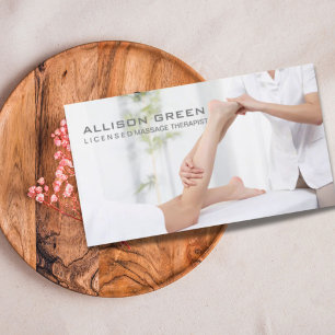 Carte De Visite Réflexologie Acupression Massage des pieds