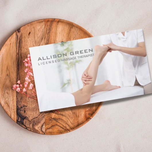 Carte De Visite Réflexologie Acupression Massage des pieds