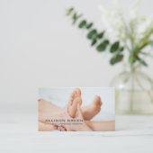 Carte De Visite Réflexologie Acupression Massage des pieds (Debout devant)