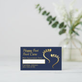 Carte De Visite Reflexologue Chiropodiste Pédicure Nomination (Debout devant)