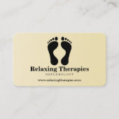 Carte De Visite Reflexology (Devant)