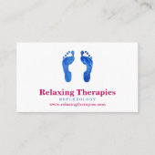 Carte De Visite Reflexology Business Card (Devant)