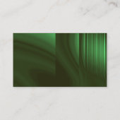 Carte De Visite Réfraction de vert de bouteille (Dos)