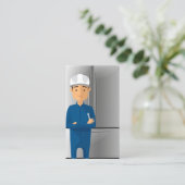 Carte De Visite Réfrigérateur | Services de réparateur d'appareils (Debout devant)