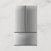 Carte De Visite Refrigerator | Appliance Repair Services Logo  (Devant)