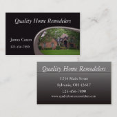 Carte De Visite Refroidisseur de maison (Devant / Derrière)