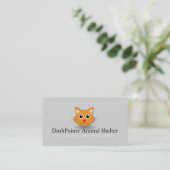 Carte de visite refuge pour animaux de compagnie c (Debout devant)