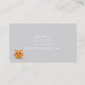 Carte de visite refuge pour animaux de compagnie c (Dos)