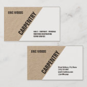 Carte De Visite Regard moderne de fente (Devant / Derrière)