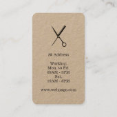 Carte De Visite Regard professionnel d'élégance moderne (Dos)