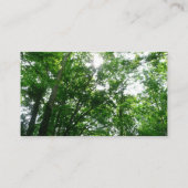 Carte De Visite Regard sur les arbres d'été (Dos)