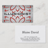 Carte De Visite Regard Texturé Illusionniste (Devant / Derrière)