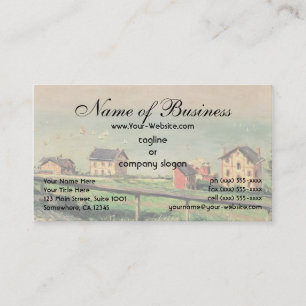 Carte De Visite Régate à Villerville par Gustave Caillebotte