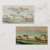 Carte De Visite Regatta à Villerville par Gustave Caillebotte (Devant / Derrière)