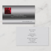 Carte De Visite Région sculptée, Orion Nebula modèle métallique (Devant / Derrière)