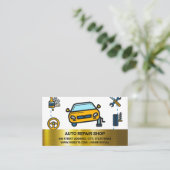 Carte De Visite Réglage de la voiture | Services Auto (Debout devant)