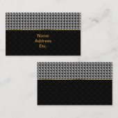 Carte de visite réglé de charme de fausse pierre (Devant / Derrière)