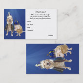 Carte De Visite Règle de chiens (Devant / Derrière)