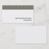 Carte De Visite Règle kaki (Devant / Derrière)