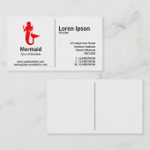 Carte De Visite Règle moyenne - sirène (Devant / Derrière)