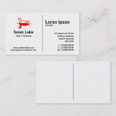 Carte De Visite Règle moyenne - Swan (Devant / Derrière)