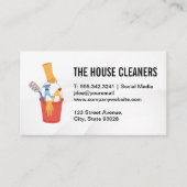 Carte De Visite Regroupement avec produits de nettoyage (Devant)