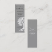 Carte de visite régulier d'arbre de lecture maigre (Devant / Derrière)