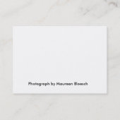 Carte De Visite Rehabilitator de faune (Dos)