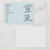 Carte De Visite Reiki (Devant / Derrière)