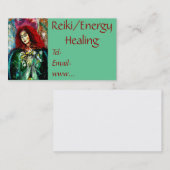 Carte De Visite Reiki/carte de visite curatif d'énergie (Devant / Derrière)