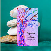 Carte De Visite Reiki d'arbre pourpre