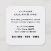 Carte de visite Reiki Diamond Look Coach (Dos)