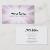 Carte De Visite *~* Reiki Energy Healing Rays Rainbow Sparkings (Devant / Derrière)