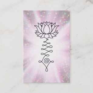 Carte De Visite *~* Reiki Energy Healing Sparkray Rays Lotus