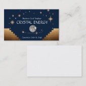 Carte De Visite Reiki et cristal d'énergie (Devant / Derrière)